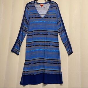 Kirna Zabete Target Women’s Dress Medium Sheer Mesh Detail Designer Abstract